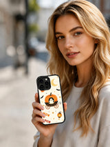 Pumpkin Moon Parade iPhone 14 Pro case lifestyle