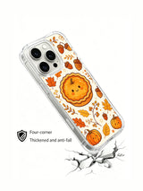 Pumpkin Orchard Keepsake: Çatlak yüzey çiziminin üzerinde açılı gösterilen kılıf.