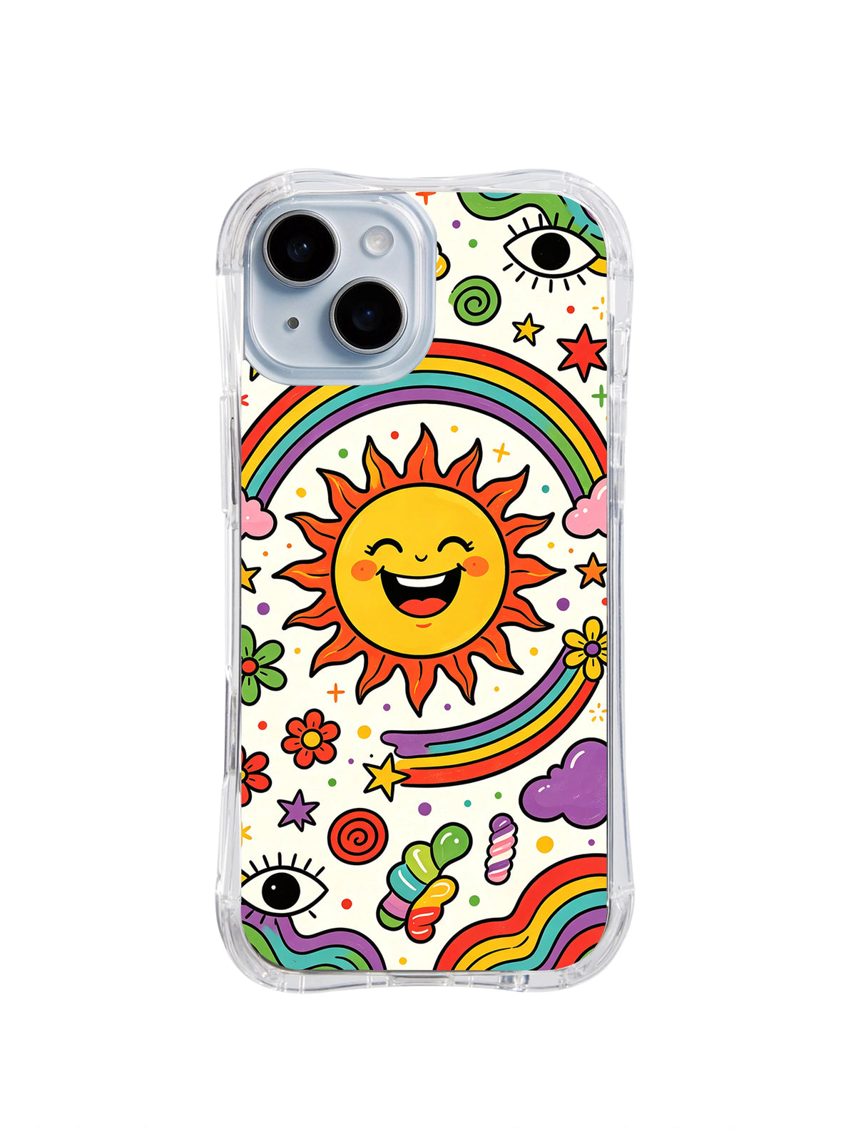 Pure Joy Universe colorful art iPhone 15 Plus case