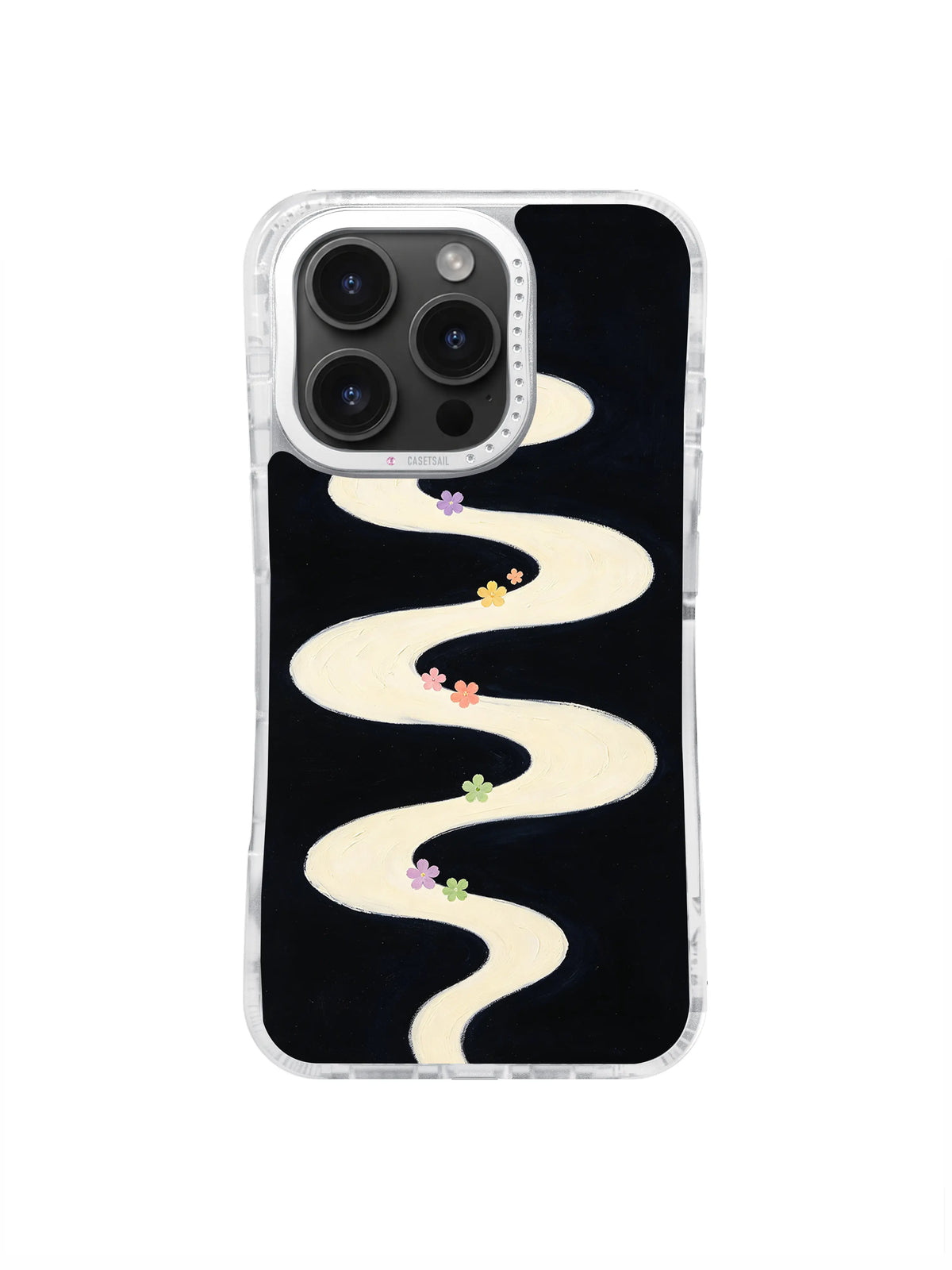 Quiet Cosmic River pattern for iPhone 16 Pro Max case