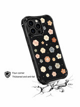 Quiet Floral Manuscript impact protection iPhone 15 Pro case