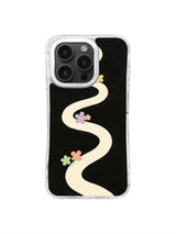 Quiet Flower Path pattern for iPhone 16 Pro Max case