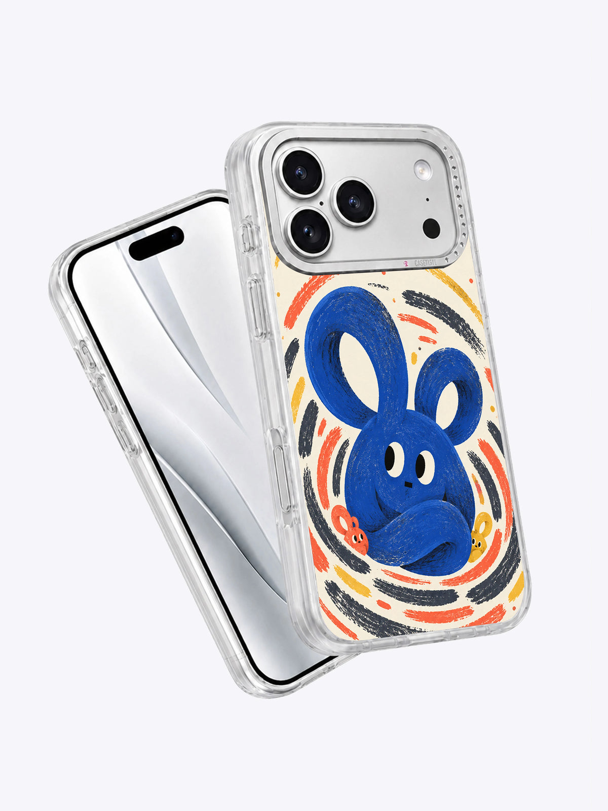 The Quiet Noise Keeper iPhone 17 Pro Max case angled view