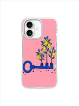 Open Ground Key Orchard artwork on an iPhone 17 case by Mila Vardon