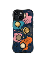 Quiet Scholar Currents pattern iPhone 15 case
