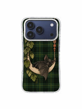 Quiet Seats on the Moon Swing unfolding bat iPhone 17 Pro case, pattern three