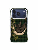 Quiet Seats on the Moon Swing crescent seat iPhone 17 Pro case, pattern four