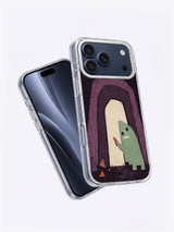 The Door Beneath the Racket iPhone case angled product view