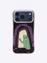 The Door Beneath the Racket cleared path artwork on an iPhone case