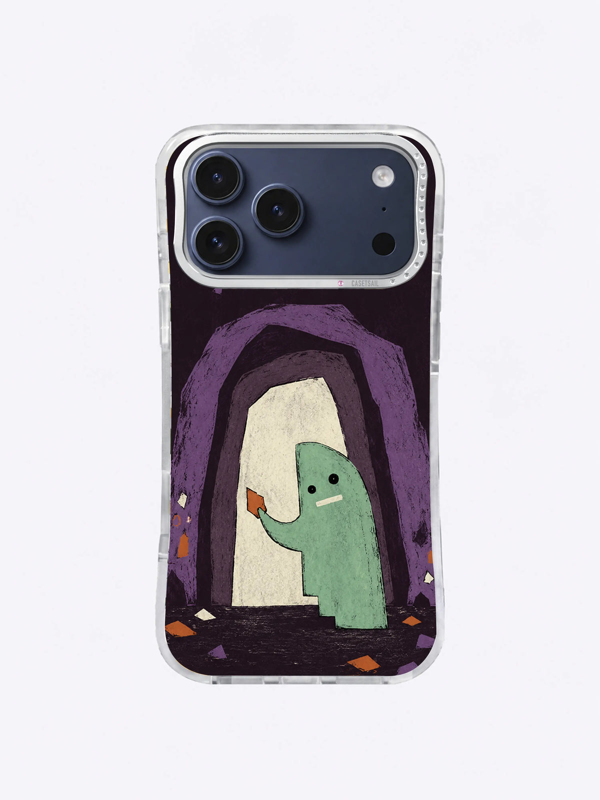 The Door Beneath the Racket cleared path artwork on an iPhone case