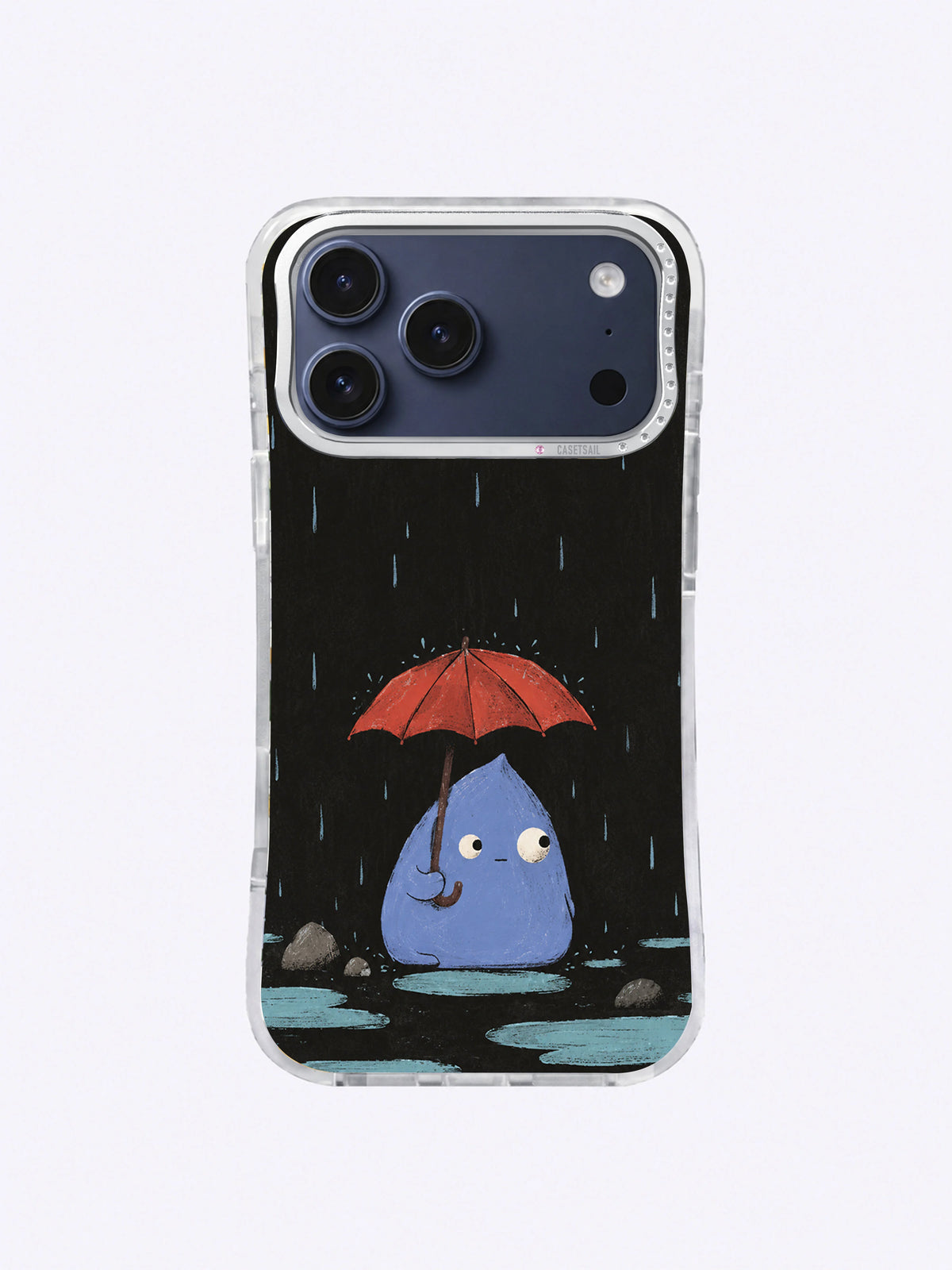 Front product view of The Little Keeper of Rain phone case