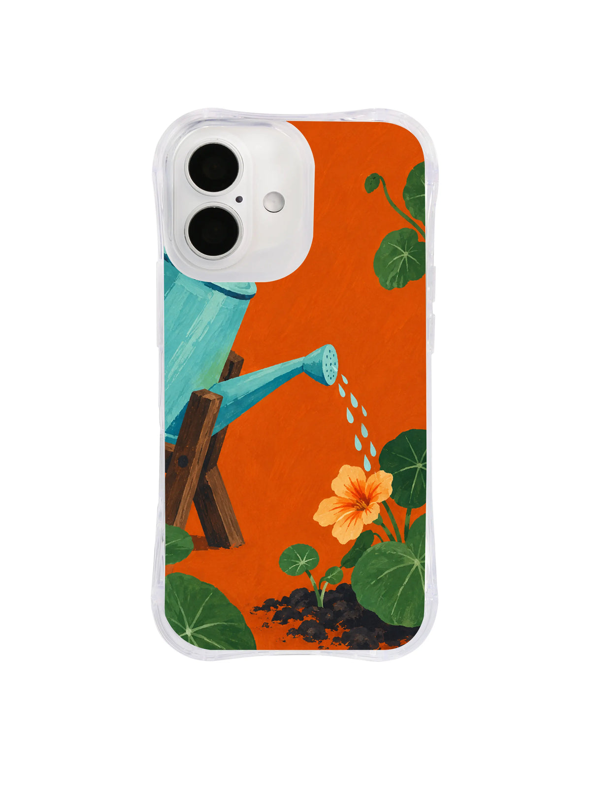 Apricot Bloom watering phone case artwork