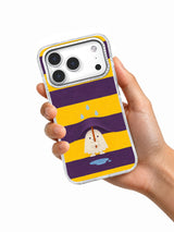 Rain with Rounded Corners iPhone 17 Pro case held in hand
