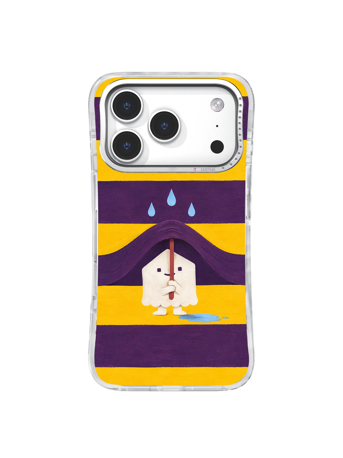 Soft Arch After Rain artwork on iPhone 17 Pro case