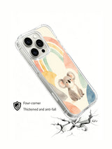Rainbow Bay Koala iPhone 14 Pro case lifestyle view