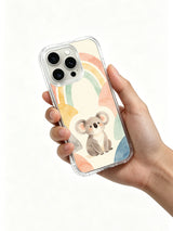 Rainbow Bay Koala iPhone 14 Pro case camera detail