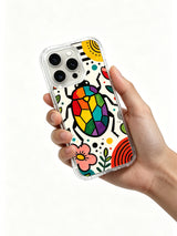 Product or handheld view of the Rainbow Beetle Garden case