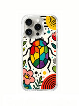 Product or handheld view of the Rainbow Beetle Garden case