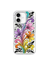 Radiant Petal Wheel colorful floral iPhone 17 case