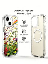 Colorful fantasy garden iPhone 15 Plus case
