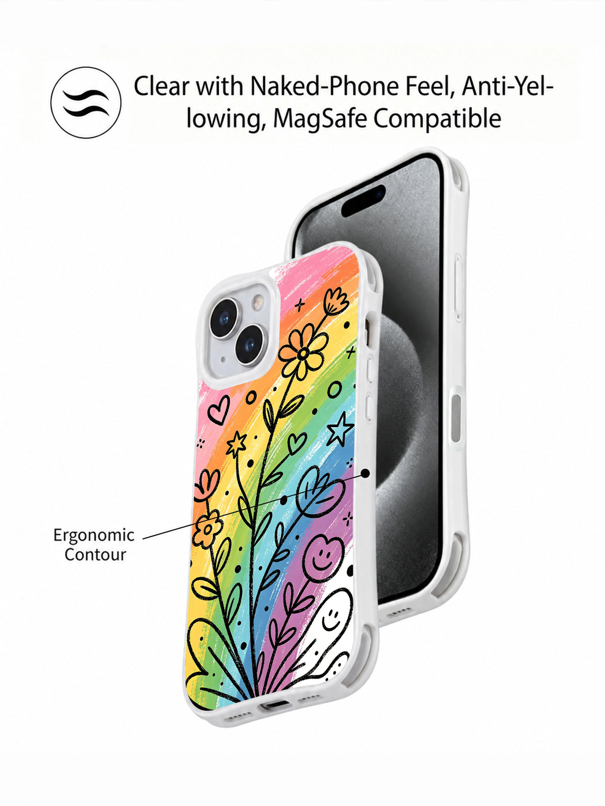 Supplied marketing graphic with unverified protection, fit or MagSafe statements