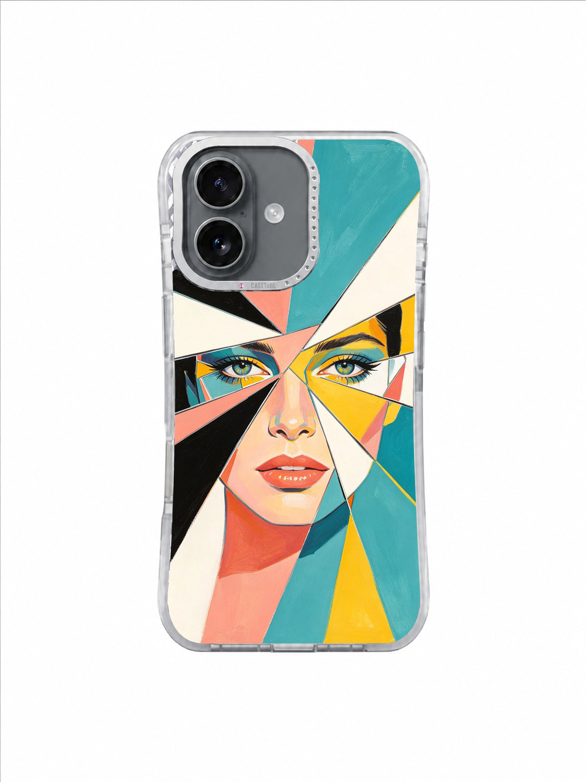 Prismatic Reflection pattern for Rainbow Identity iPhone 17 case