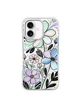 Pastel Rain Meadow iPhone 17 case