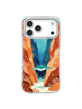 Ray Over Orange Canyon manta ray iPhone case – Orange Passage Horizon