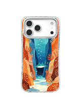 Ray Over Orange Canyon manta ray iPhone case – Deep Reef Threshold