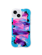 Untamed Satin Coil flowing ribbon iPhone 15 Plus case