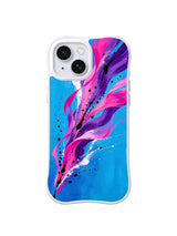 Wild Ribbon Sweep coquette abstract iPhone 15 Plus case