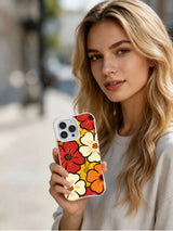 Product or handheld view of the Retro Flower Carnival case