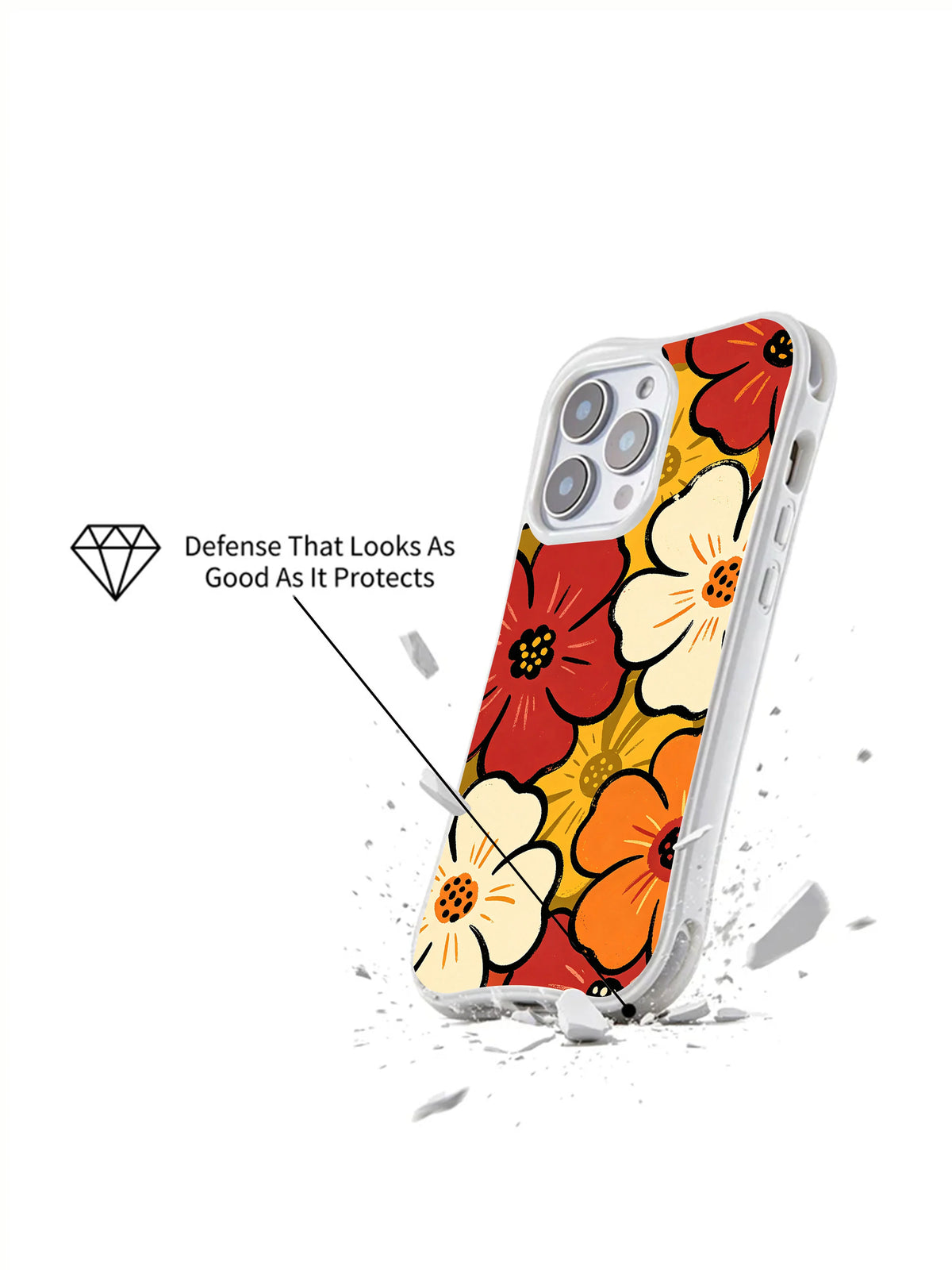 Supplied marketing graphic with unverified protection, fit or MagSafe statements