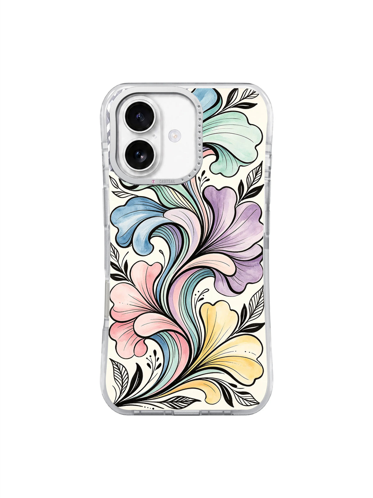Flowing Petal Script iPhone 17 case
