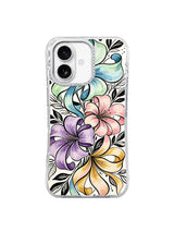 Ribbon Blossom Language floral iPhone 17 case front view