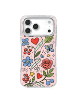 Ribbon Butterfly Romance on an iPhone case