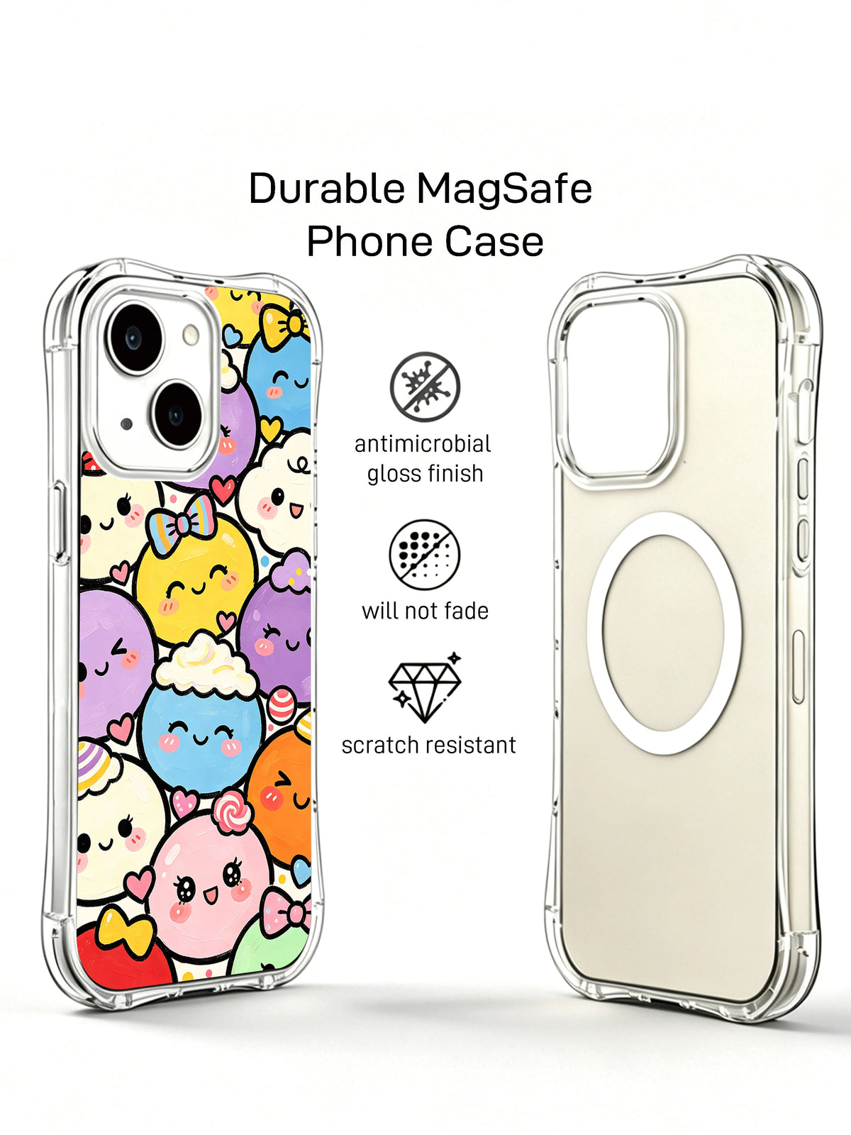 Supplied marketing graphic with unverified protection, fit or MagSafe statements