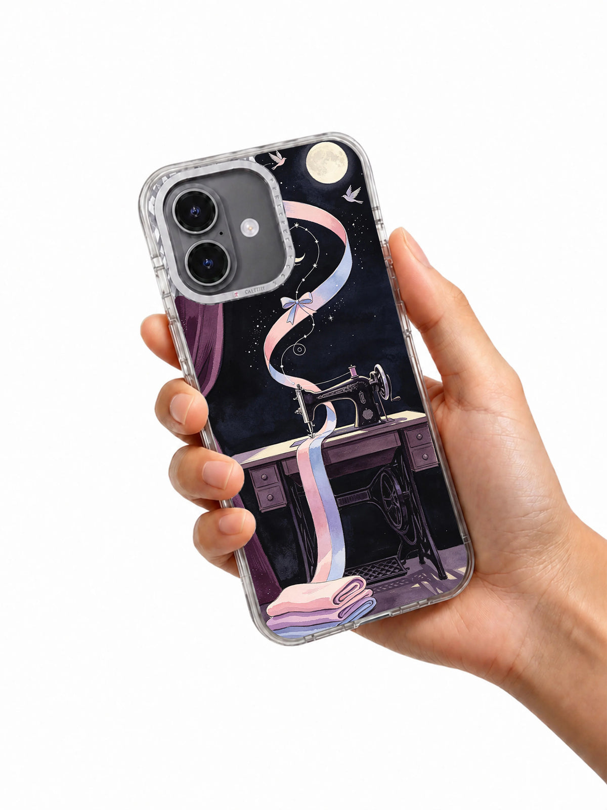 Ribbon Constellation iPhone 17 Case handheld view