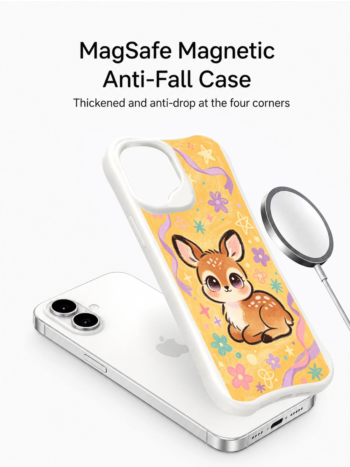 Ribbon Fawn MagSafe iPhone 16 Plus case