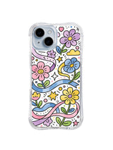Flower Bow Path pattern iPhone 14 case