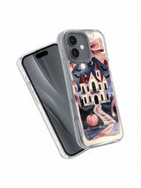 Ribbon Manor Under the Moon iPhone case angled view