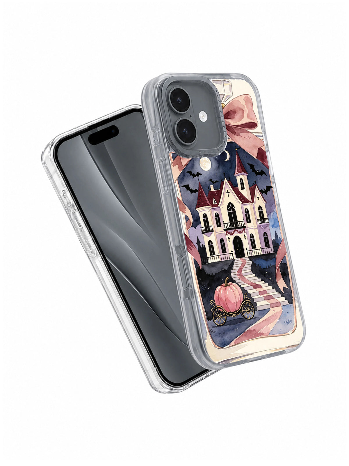 Ribbon Manor Under the Moon iPhone case angled view