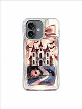Ribbon Manor Under the Moon – Rose Bow Carriage Gate iPhone case