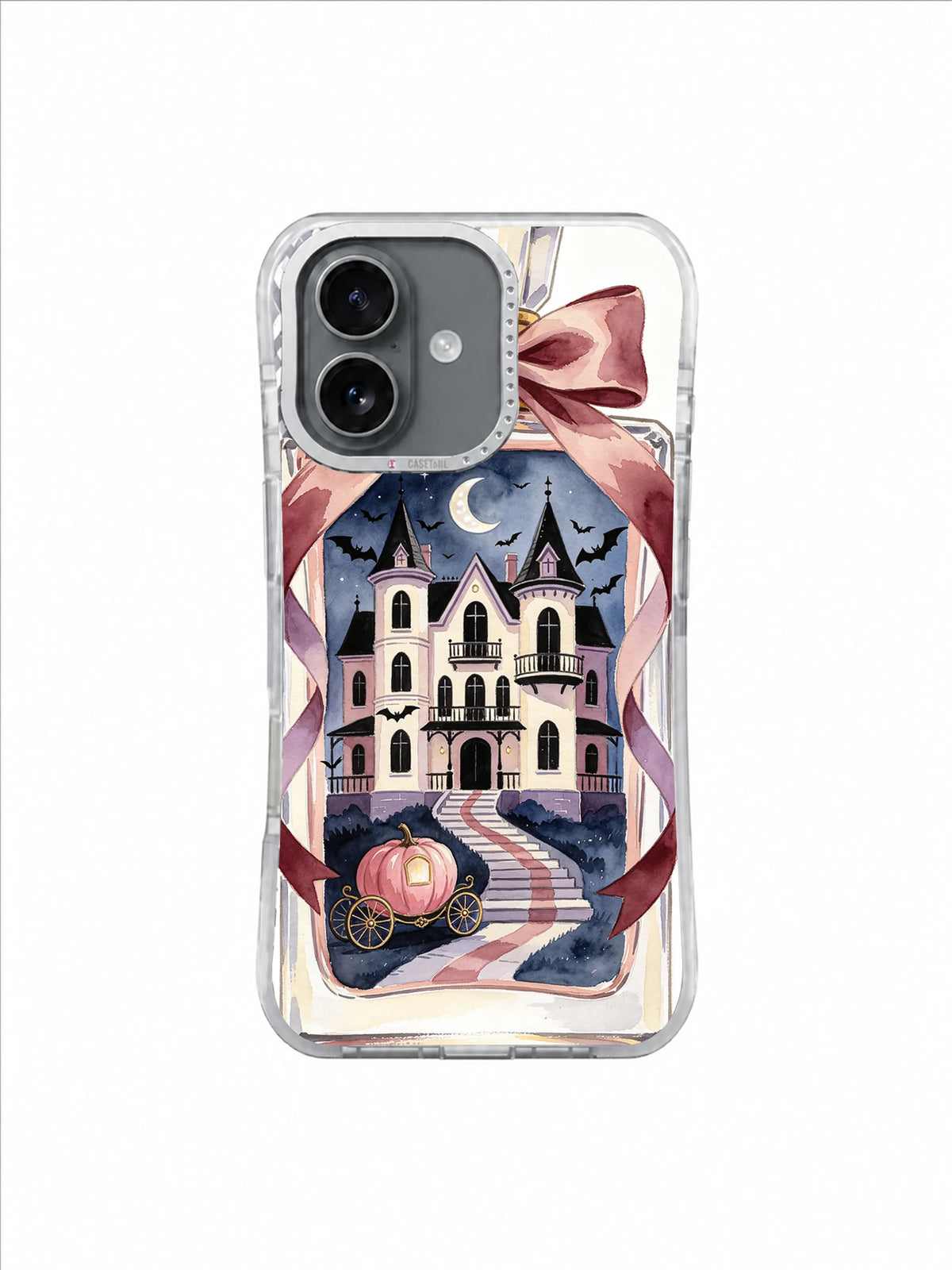 Ribbon Manor Under the Moon – Crescent Manor Procession iPhone case