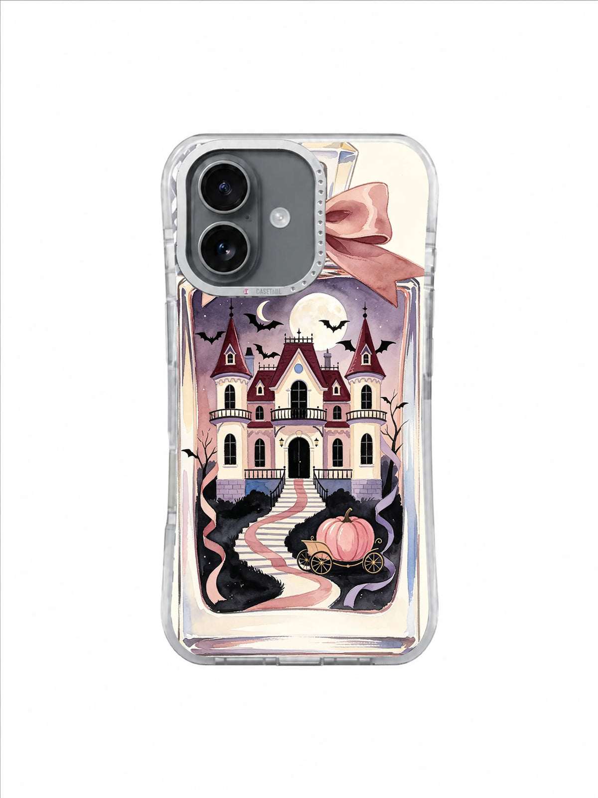 Ribbon Manor Under the Moon – Lavender Bow Estate iPhone case