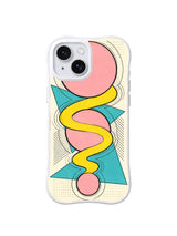 Ribbon Orbit Flow iPhone 15 case pattern