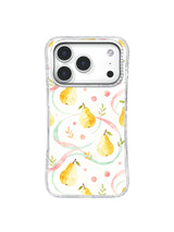 Product or handheld view of the Ribbon Pear Serenade case