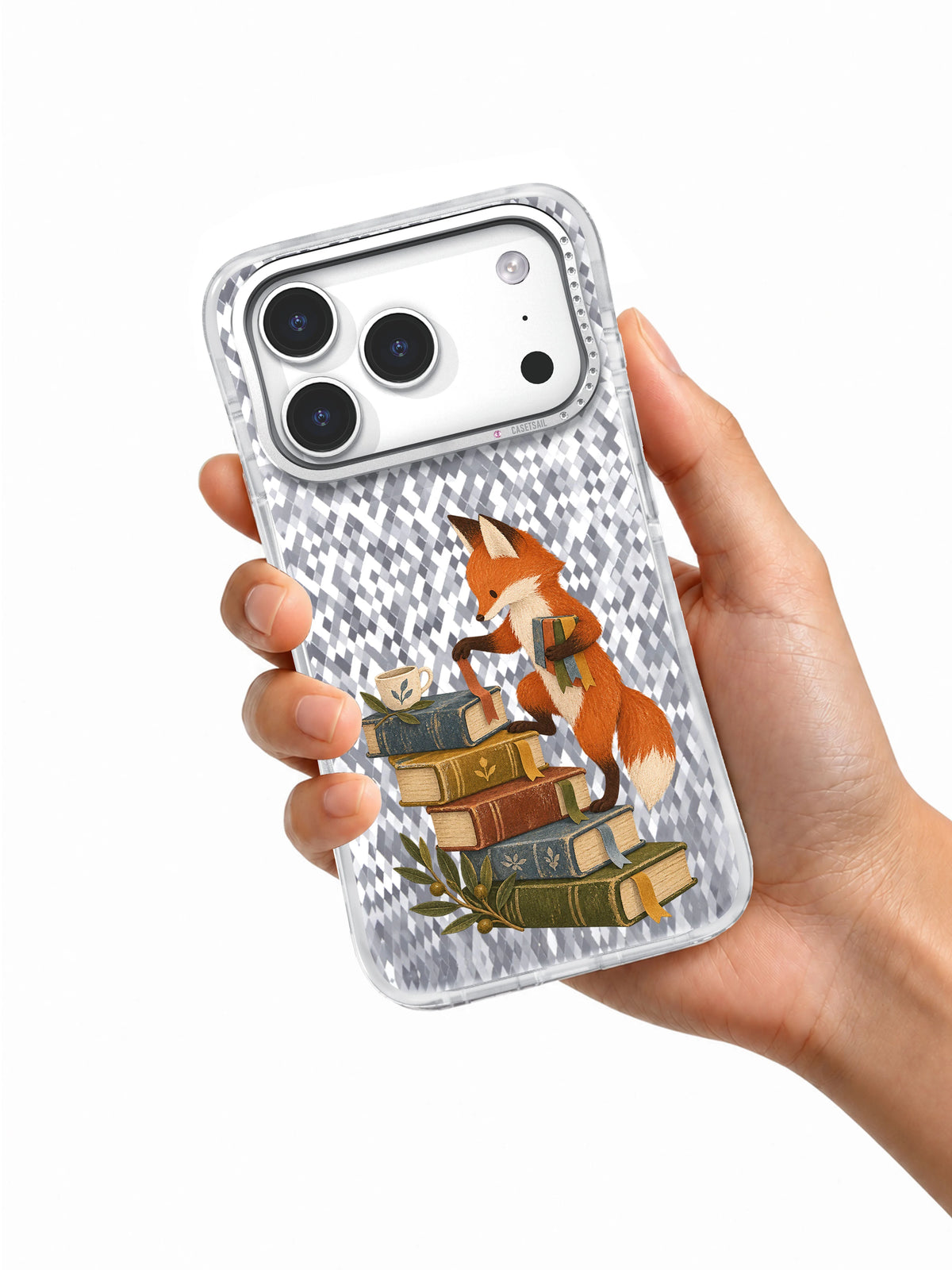Ribbon Returns iPhone 17 Pro Case hand-held product view