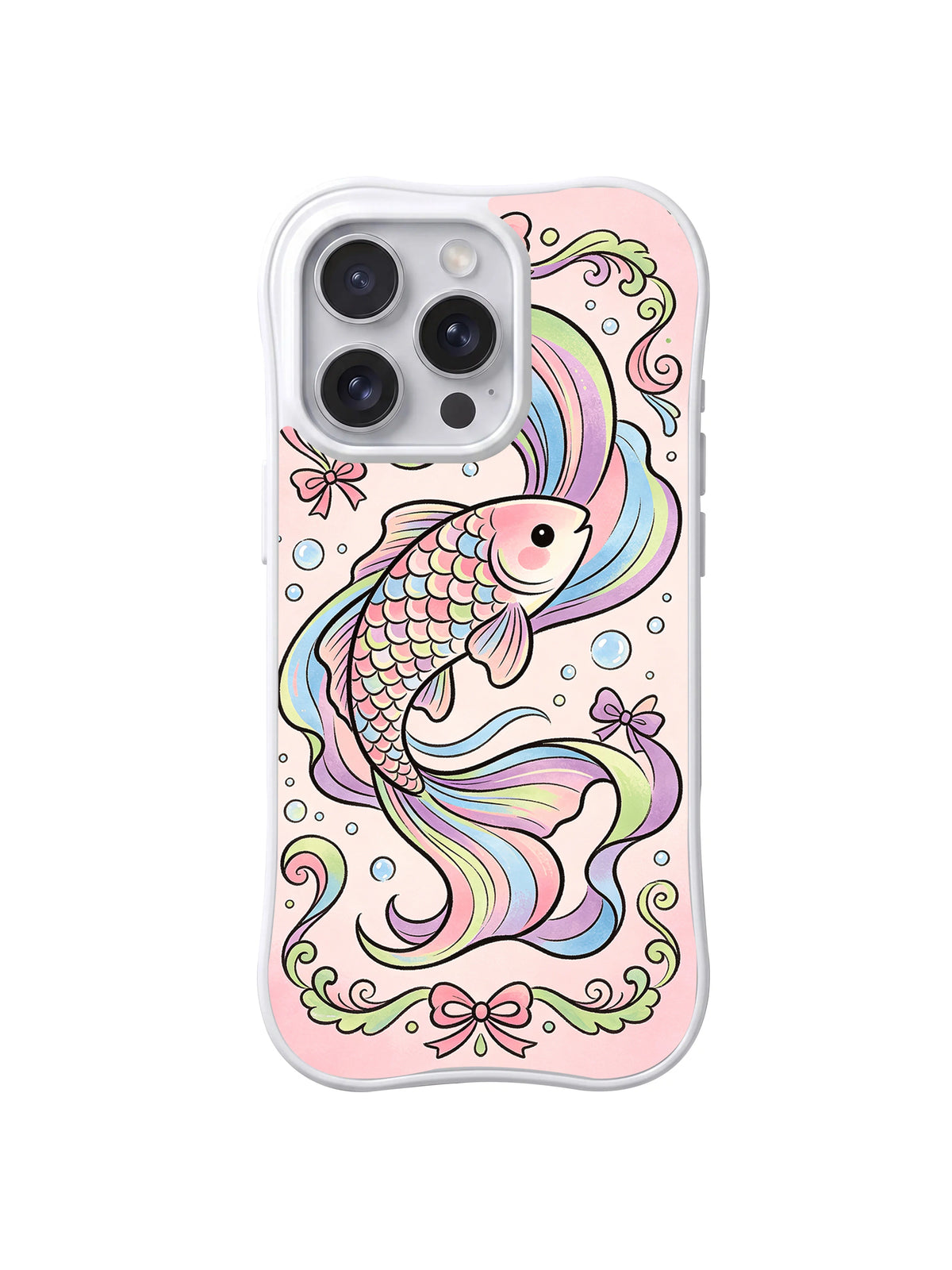 Ribbon Sea Breeze iPhone 14 Pro case front view