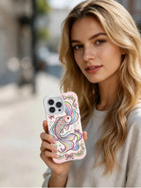 Lumi Maren ribbon fish illustration phone case